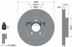 TEXTAR féktárcsa TEXTAR 92267603 for MAZDA (92267603)