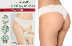 Marilyn Női tanga organikus pamutból és bambuszból Julia Off White M - allegro - 2 635 Ft