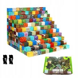  Mágneses Építőkockák 3D Építőkockák Kocka 2CM Pixel Szett XL 100EL (hj1s657)