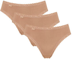 Sloggi 24/7 COTTON LACE TAI 3 pack női bugyik, bézs, L