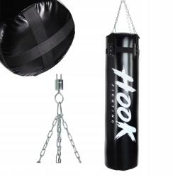Hook Fighting Boxzsák Hook Fighting 120 cm fekete Sparring Edzéshez (HKF-BXB120)