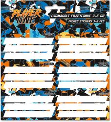 Ars Una Player One csomagolt füzetcímke (3x6 db) (53833532)