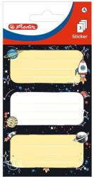 Herlitz Iskolai etikett/9 db Space (50034321)