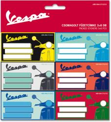 Ars Una Vespa csomagolt füzetcímke (3x6 db) (93838733)