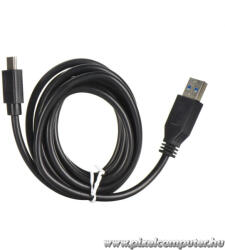  Cable USB A to Type C 3.0 2A HD2 2 m black (5901737418371)