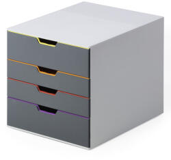 Durable Fiókos irattároló, 4 fiókkal, Durable Varicolor® 4 - papirx
