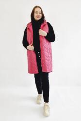  Steppelt mellény hosszú plusz méret málna 46-os (PL00431-2-5-3)