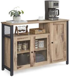 Vasagle Bufet bucatarie, Otis, Maro, 110x33x75cm (LSC096B50V1)