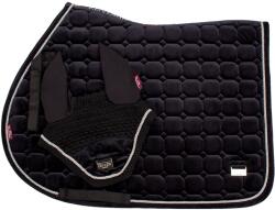 Kentaur sapka fülvédővel Samet velúr szett Full fekete (40563-09)