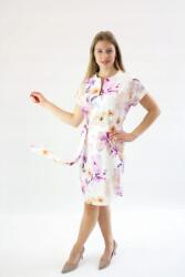  Elegáns ruha Camilla virágos övvel 40-es (BO00346-1-5-3)