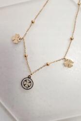  Lóhere és cirkónia nyaklánc Uni (00718-1-1-1)