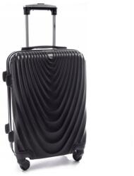 Rogal Fekete gyerek utazóbőrönd „Kids Motion - M méret (K663kids-black-HU)