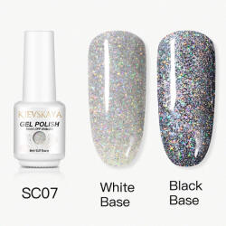 KIEVSKAYA Ojă Semipermanentă Kievskaya Platinum SC07 - Holographic Glitter (SC07)