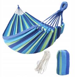 Real Garden Kerti Függőágy Kétszemélyes Swing XXL 250x150 Erősített 280 kg Táska (RC-K-1749)