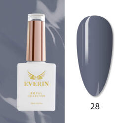 Everin Oja Semipermanentă Everin Royal Collection 10 ml - 28 Royal Steel Blue | Gri-Albăstrui Intens (ERC-028)