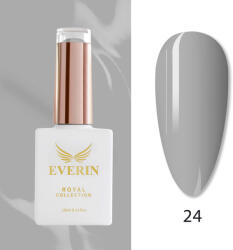 Everin Oja Semipermanentă Everin Royal Collection 10 ml - 24 Royal Urban Grey | Gri Clasic Elegant (ERC-024)