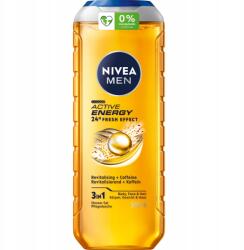 Nivea Men Active Energy 3az1ben Energetizáló férfi tusfürdő 500ml (9005800341644)