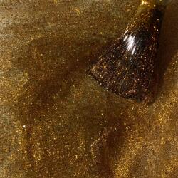 KIEVSKAYA Ojă Semipermanentă Kievskaya Glitz Cat Eye 04 - Auriu Strălucitor cu Efect Magnetic 3D, 15ml (OSKG04)