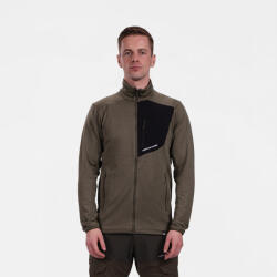 Northfinder Hanorac fleece pentru bărbați cu structură tip grilă TRUGBERG1 darkgreen (108909-300-107)