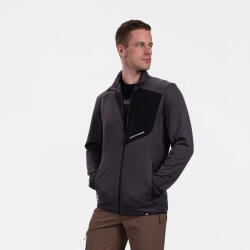 Northfinder Hanorac fleece pentru bărbați cu structură tip grilă TRUGBERG1 black (108909-269-261)
