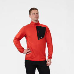 Northfinder Hanorac fleece pentru bărbați cu structură tip grilă TRUGBERG1 fieryred (108909-310-102)