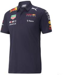 PUMA Red Bull csapat Galléros Póló, Kék, 2022 - 2XL