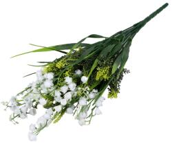  Művirág, Műanyag470Mm Gyöngyvirág Csokor 12 Db, Vegyes Színválasztékban