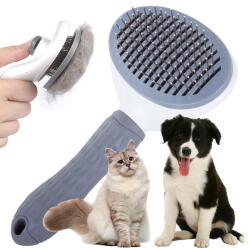 TMN PetBrushy öntisztító kefe állatok fésüléséhez (2762cz)