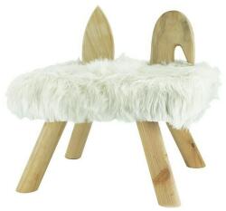 TMN Masszív gyerekszék "Rabbit" műszőrmével (kinderstuhl)