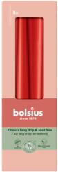 Bolsius Kúpos Szálgyertya 8 Db 24X245 Delicate Red