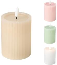  Led Gyertya 75X75X100Mm Lángoló Kivitelben, Időzítővel, Vegyes Színekben