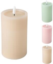  Led Gyertya 75X75X125 Mm Lángoló Kivitelben, Időzítővel, Vegyes Színekben