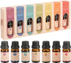  Illóolajok - 7 Darabos Készlet (10 Ml) | Illatkeverék Aromaterápiához