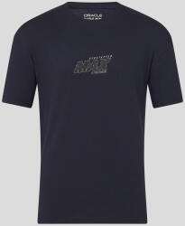  Red Bull póló, Max Verstappen, kis elülső logó, Castore, kék - XL