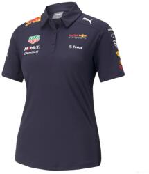 PUMA Red Bull Team Galléros Női Póló, Kék, 2022 - XS