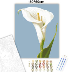  Letisztult kála - számfestő készlet - 50×60 cm (Keret nélkül)