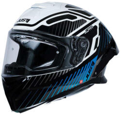JUST1 Casca moto integrala JUST1 J-STR TACTICAL, albastru alb lucios, marime L (6030390112003L) - mxenduro