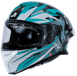 JUST1 Casca moto integrala JUST1 J-STR AVALON, albastru negru lucios, marime XXL (6030390111002XXL) - mxenduro