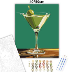  Klasszikus martini - számfestő készlet