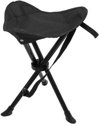 Linder Exclusiv Háromlábú összecsukható horgászszék AS1000 Nomad - Fekete (AS1000) - kertaktiv