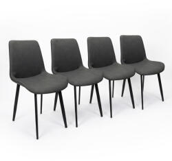 INLEA Étkezőszék 4 darab AIDA - sötétszürke (IN13-0050) - kertaktiv