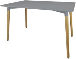 Chomik Modern étkezőasztal szürke asztallappal és fa lábakkal FAT7851 - 120 x 80 cm (FAT7851) - kertaktiv