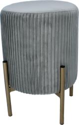 INLEA Puff arany lábakon 28 x 42 cm PHO4231 - szürke (PHO4231) - kertaktiv