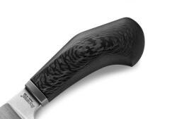 lionSTEEL Cuțit cu lamă fixă Lionsteel cu mâner din fibră de carbon WILLY WL1 CF