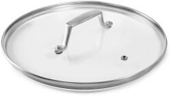 LACOR Capac din sticla calita Lacor Anodized, 28 cm, rezistent la temperaturi ridicate (48928)
