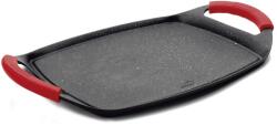 Lacor Menaje Grill din aluminiu turnat Lacor 25547, 33.5x25 cm, negru, antiaderent (Lacor_25547)
