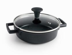 Lacor Menaje Oala mini cu capac Lacor 25160, 1L, antiaderenta, inductie, negru (25160)