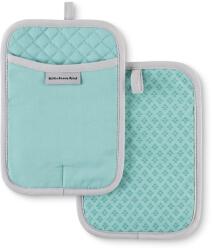 KitchenAid Manusi de bucatarie KitchenAid Asteroid, set 2 bucati, Aqua Sky, 17.8x25.4 cm (Asteroid)