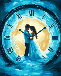 Alkotásutca Időtlen ölelés - Számfestő készlet kereten 40x50