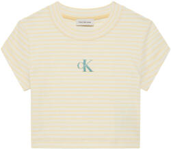 Calvin Klein Top Striped Monologo Baby Rib LV047F833G XBS french vanilla stripe (LV047F833G XBS french vanilla stripe)